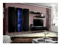 Price Factory Móvel para TV FLY C4 design, cor brilhante. Móvel suspenso moderno e na moda para a sua sala de estar.^ Móvel De Tv