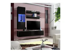 Price Factory Móvel para TV FLY H3 design, cor brilhante. Móvel suspenso moderno e na moda para a sua sala de estar.^ Móvel De Tv