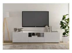 Meublorama Móvel para TV SCENA – L184 x A43 x P42 cm – laqueado brilhante^ Móvel De Tv