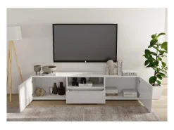 Meublorama Móvel para TV SCENA – L184 x A43 x P42 cm – laqueado brilhante^ Móvel De Tv