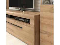 Clearance Meublorama Móvel para TV XL 160cm coleção BREDA. Cor carvalho. Estilo design. Castanho