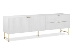 Móvel para TV 179x60,5x39 cm branco e dourado^ Móvel De Tv