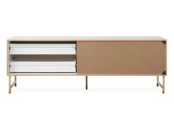 Móvel para TV 179x60,5x39 cm branco e dourado^ Móvel De Tv