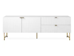 Móvel para TV 179x60,5x39 cm branco e dourado^ Móvel De Tv