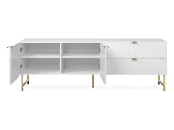 Móvel para TV 179x60,5x39 cm branco e dourado^ Móvel De Tv