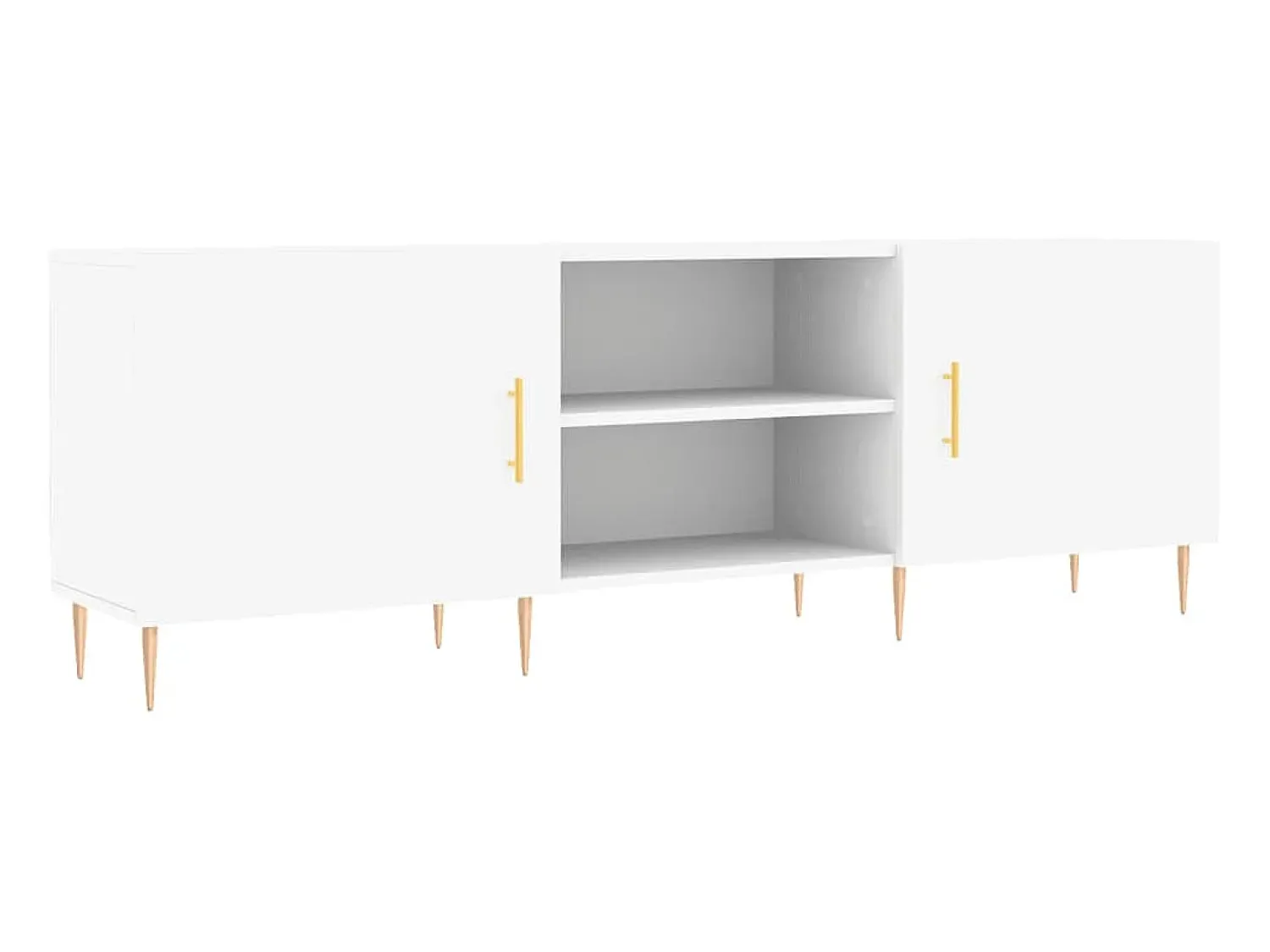 Clearance Móvel para TV 150x30x50 cm derivados de madeira PT547999 Branco