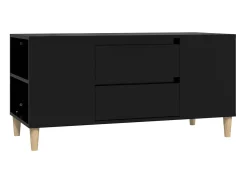 Best Móvel para TV 102x44,5x50 cm derivados de madeira PT753092 Preto