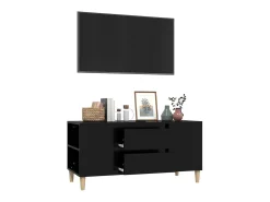 Best Móvel para TV 102x44,5x50 cm derivados de madeira PT753092 Preto