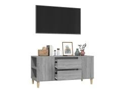 Móvel De Tv* Móvel para TV 102x44,5x50 cm derivados madeira sonoma PT941790 Cinzento