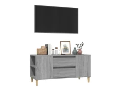 Móvel De Tv* Móvel para TV 102x44,5x50 cm derivados madeira sonoma PT941790 Cinzento