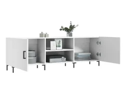 Móvel De Tv| Móvel para TV 150x30x50 cm derivados de madeira PT727629 Branco