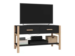 New vidaxl Móvel para TV 82x38x45 cm derivados de madeira Preto