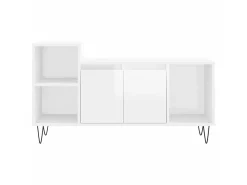 Móvel De Tv* Móvel para TV 100x35x55 cm derivados madeira brilhante PT576864 Branco