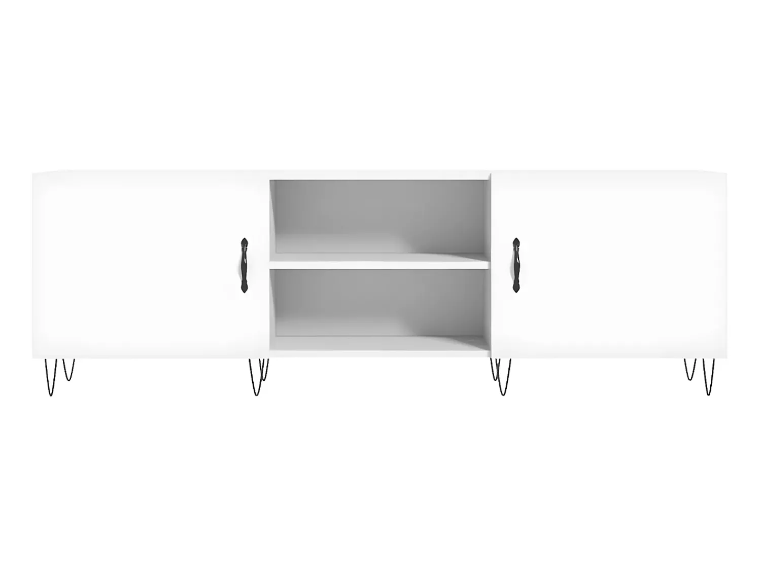 Móvel De Tv* Móvel para TV 150x30x50 cm derivados de madeira PT779189 Branco