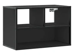 Discount vidaxl Móvel para TV 60x31x39,5 cm derivados de madeira/metal Preto