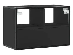 Discount vidaxl Móvel para TV 60x31x39,5 cm derivados de madeira/metal Preto