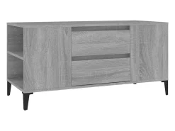 Online Móvel para TV 102x44,5x50 cm derivados madeira sonoma PT490736 Cinzento