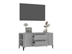 Online Móvel para TV 102x44,5x50 cm derivados madeira sonoma PT490736 Cinzento