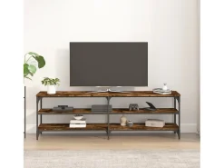 Online Móvel para TV 160x30x50 cm derivados de madeira carvalho fumado PT418361 Castanho
