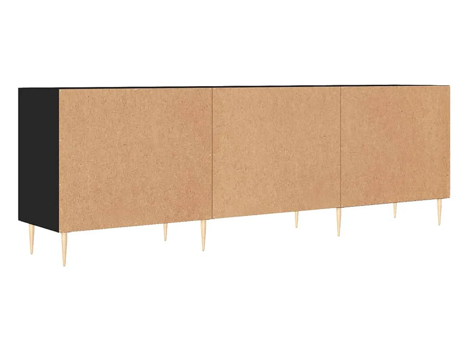 Móvel De Tv*vidaxl Móvel para TV 150x30x50 cm derivados de madeira Preto