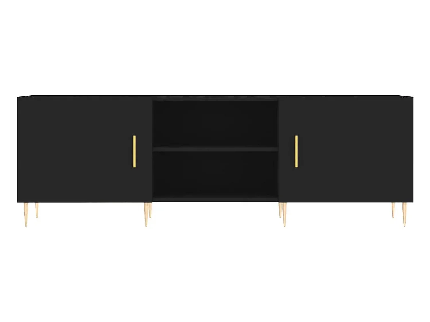 Móvel De Tv*vidaxl Móvel para TV 150x30x50 cm derivados de madeira Preto