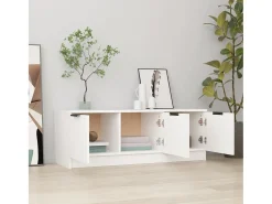 Online Móvel para TV 102x35x36,5 cm derivados de madeira PT557438 Branco