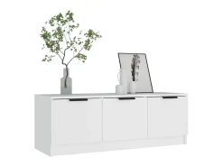 Online Móvel para TV 102x35x36,5 cm derivados de madeira PT557438 Branco