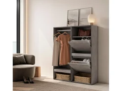 vidaxl Móvel para TV 160x30x50 cm derivados de madeira carvalho fumado^ Móvel De Entrada|Móvel De Tv