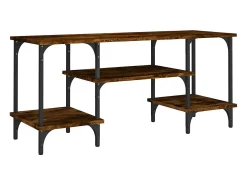 Móvel De Tv|vidaxl Móvel para TV 102x35x45,5 cm derivados madeira carvalho fumado Castanho