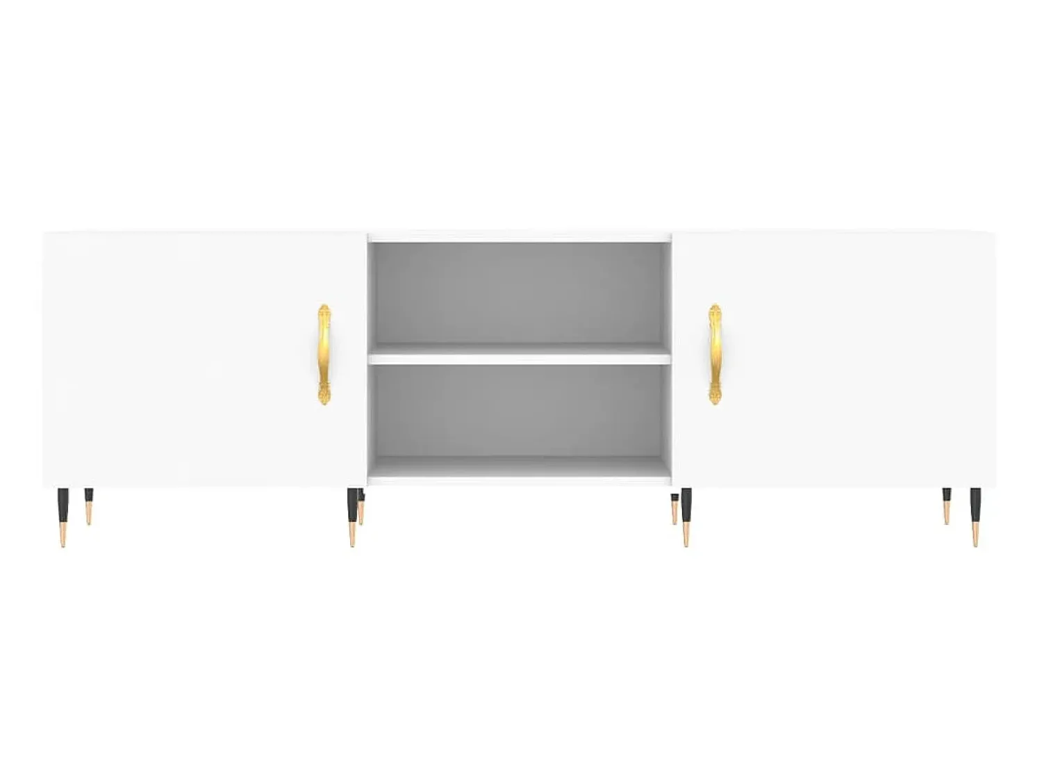 Móvel De Tv* Móvel para TV 150x30x50 cm derivados de madeira PT339318 Branco