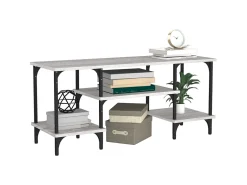 Móvel De Tv* Móvel para TV 102x35x45,5 cm derivados madeira sonoma PT802137 Cinzento
