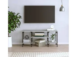 Móvel De Tv* Móvel para TV 102x35x45,5 cm derivados madeira sonoma PT802137 Cinzento