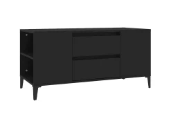 Móvel De Tv* Móvel para TV 102x44,5x50 cm derivados de madeira PT376799 Preto