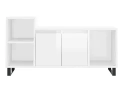 Móvel para TV 100x35x55 cm derivados madeira brilhante PT967895^ Móvel De Tv