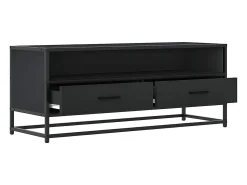 Móvel De Tv|vidaxl Móvel para TV 100x34,5x40 cm derivados de madeira/metal Preto