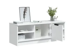 Móvel De Tv| Móvel para TV 102x35,5x36,5 cm madeira processada PT315964 Branco