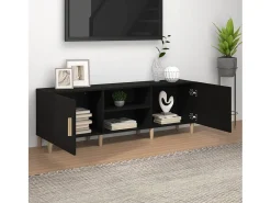 Móvel De Tv| Móvel para TV 150x30x50 cm madeira processada PT496156 Preto