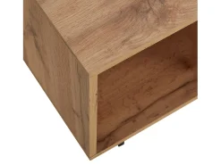 Clearance Móvel para TV 140x52x35,5 cm madeira natural Carvalho Castanho