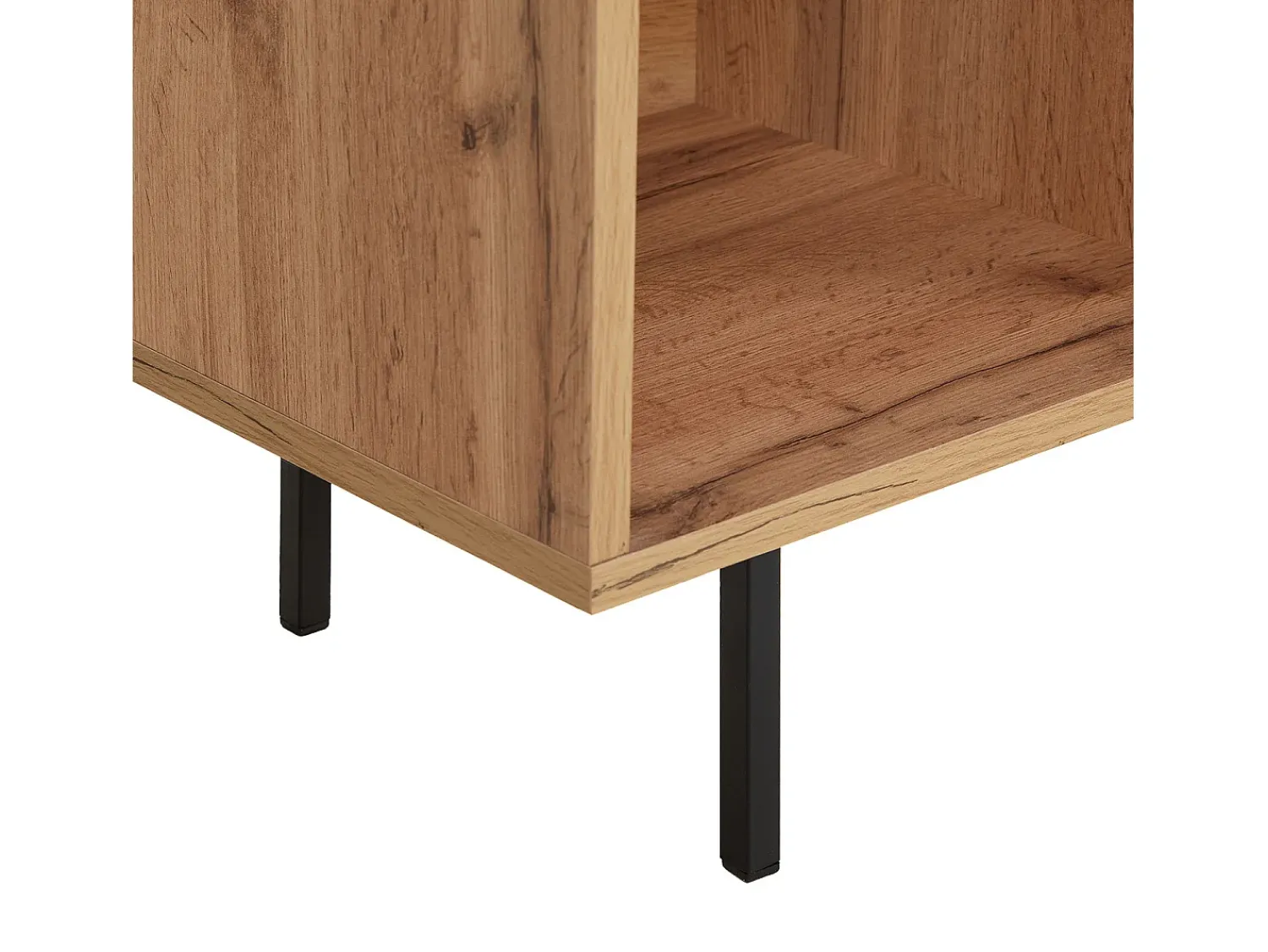 Clearance Móvel para TV 140x52x35,5 cm madeira natural Carvalho Castanho