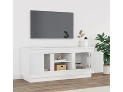 Móvel De Tv| Móvel para TV 102x35x45 cm madeira processada PT837754 Branco