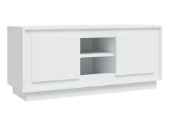 Móvel De Tv| Móvel para TV 102x35x45 cm madeira processada PT837754 Branco