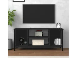Móvel De Tv* Móvel para TV 102x35x45 cm madeira processada PT412671 Preto