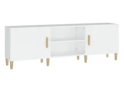Discount Móvel para TV 150x30x50 cm madeira processada PT523789 Branco