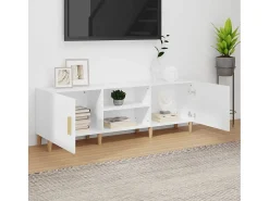 Discount Móvel para TV 150x30x50 cm madeira processada PT523789 Branco
