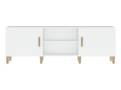 Discount Móvel para TV 150x30x50 cm madeira processada PT523789 Branco