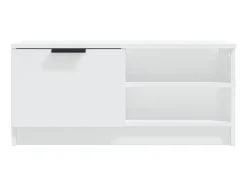 Móvel De Tv| Móvel para TV 80x35x36,5 cm madeira processada PT564512 Branco