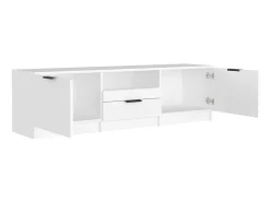 Sale Móvel para TV 140x35x40 cm madeira processada PT267093 Branco