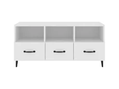 Clearance Móvel para TV 102x35x50 cm madeira processada PT800713 Branco