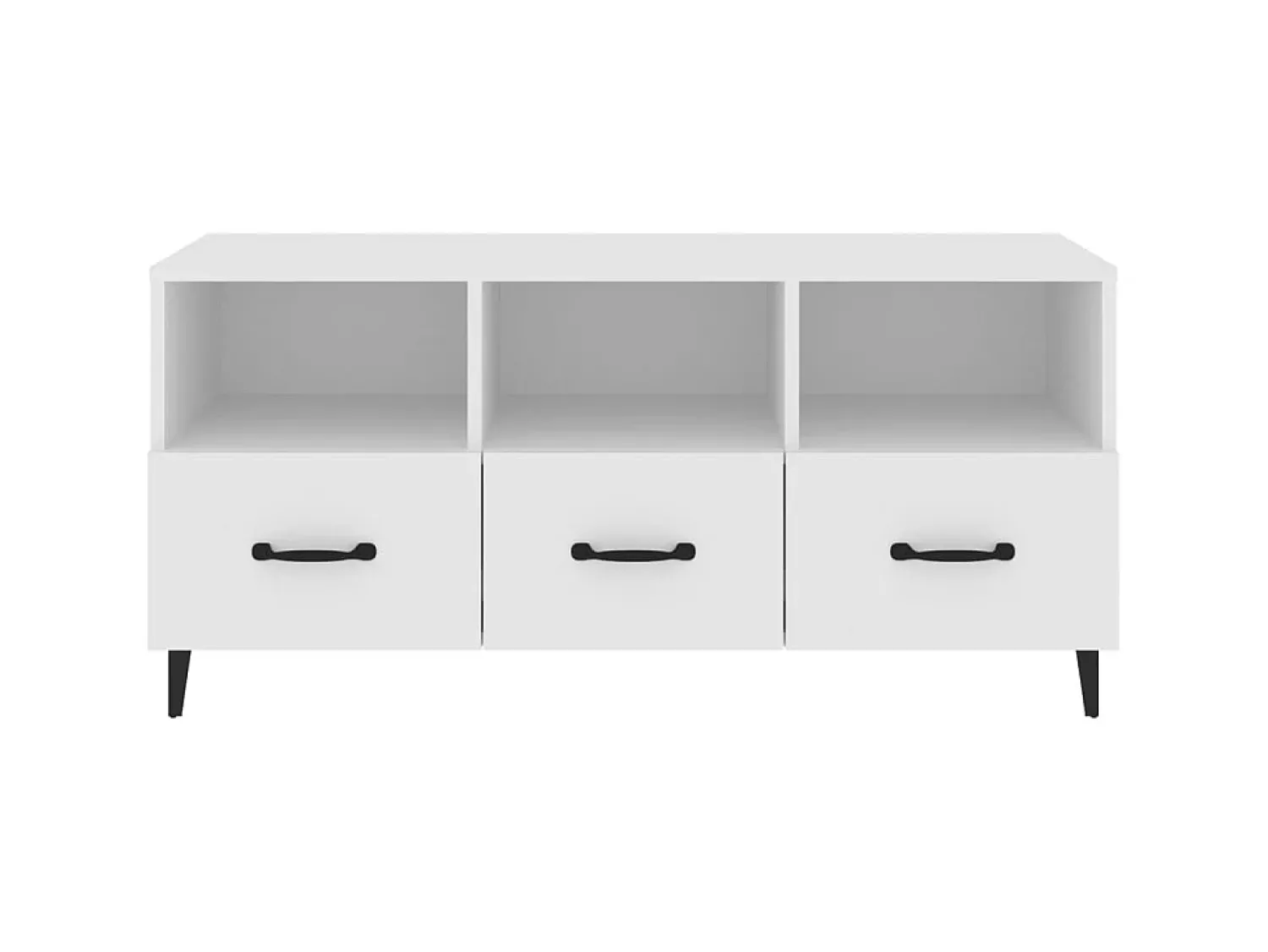 Clearance Móvel para TV 102x35x50 cm madeira processada PT800713 Branco