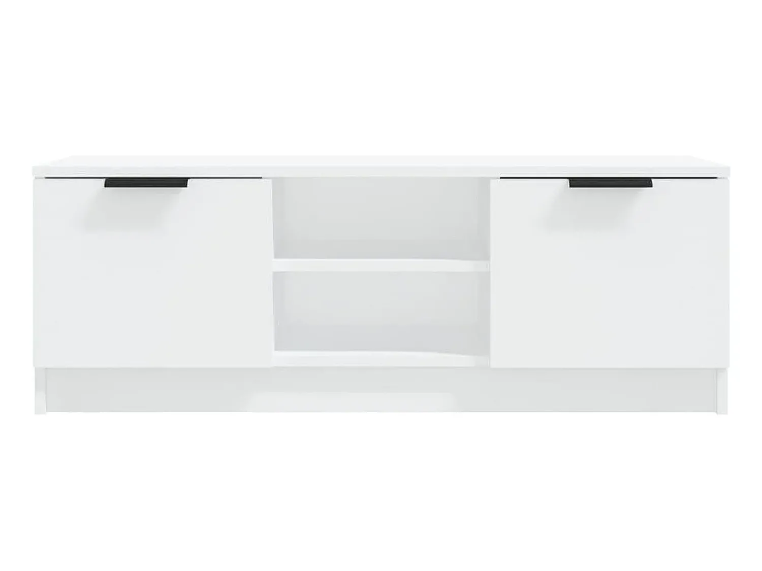 Móvel De Tv* Móvel para TV 102x35x36,5 cm madeira processada PT300072 Branco
